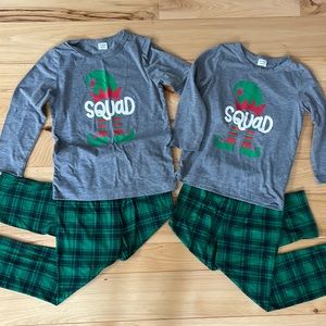 Elf Squad Matching Pajamas